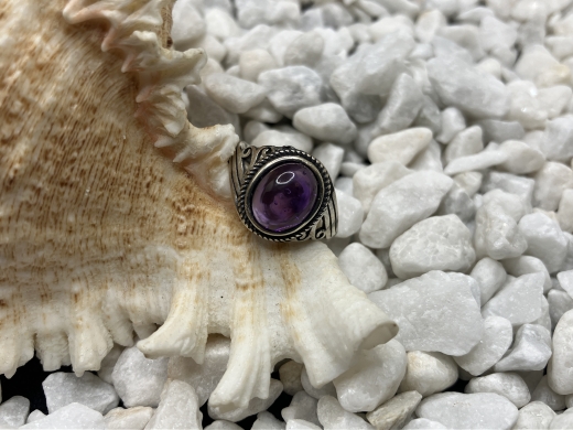 Amethyst Ring  S925 (8x10mm)