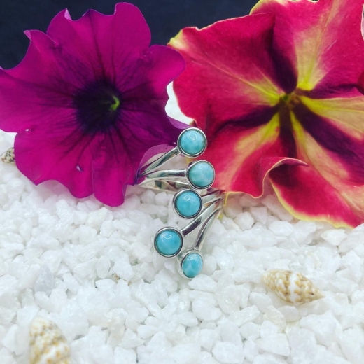 Larimar Ring S925