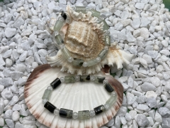 Prehnit-Kristall-Armband